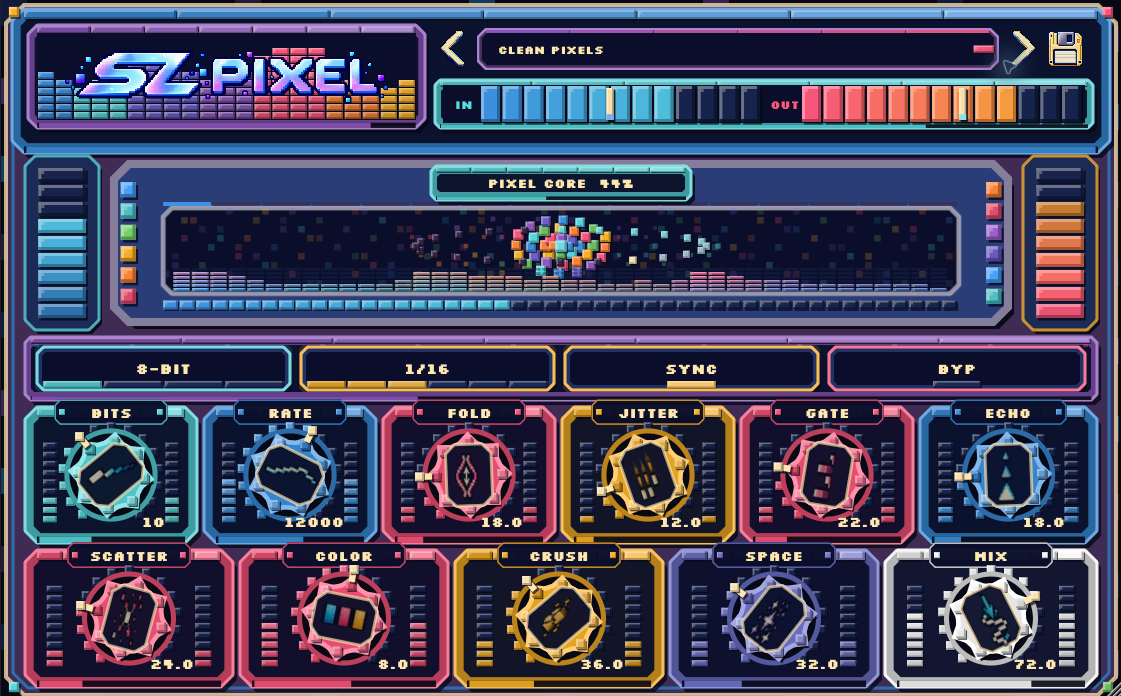 SL Pixel: Interface