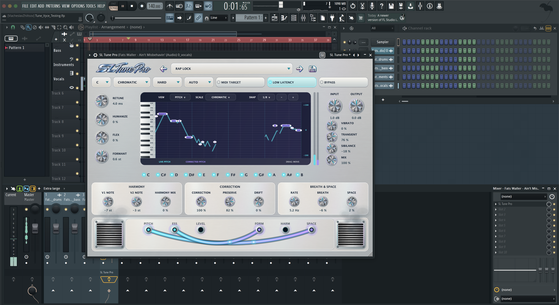 SL Tune Pro: In FL Studio