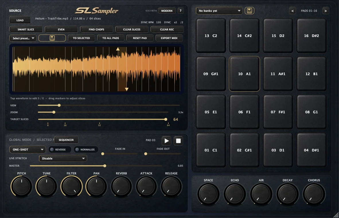 SL Sampler plugin interface