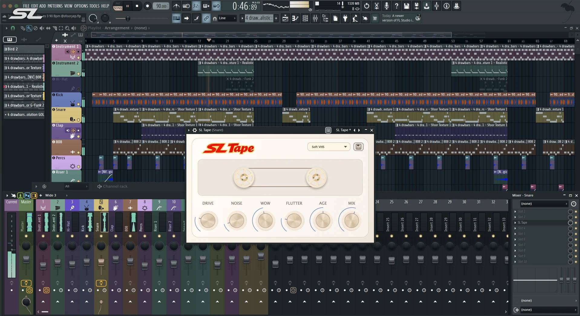 SL Tape: In FL Studio