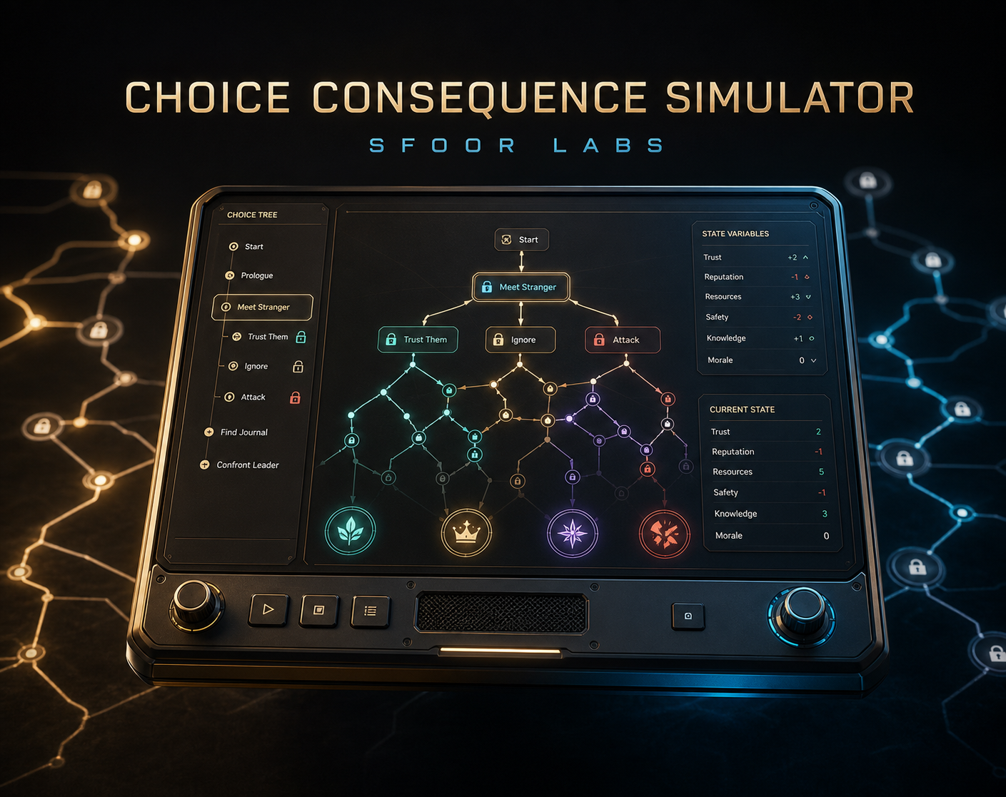 Choice Consequence Simulator